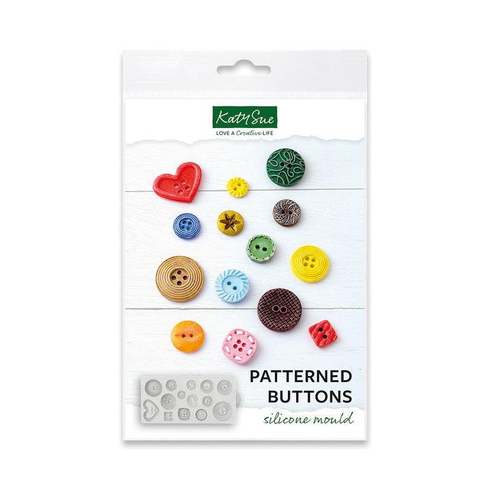 Patterned Buttons Silicone Mould