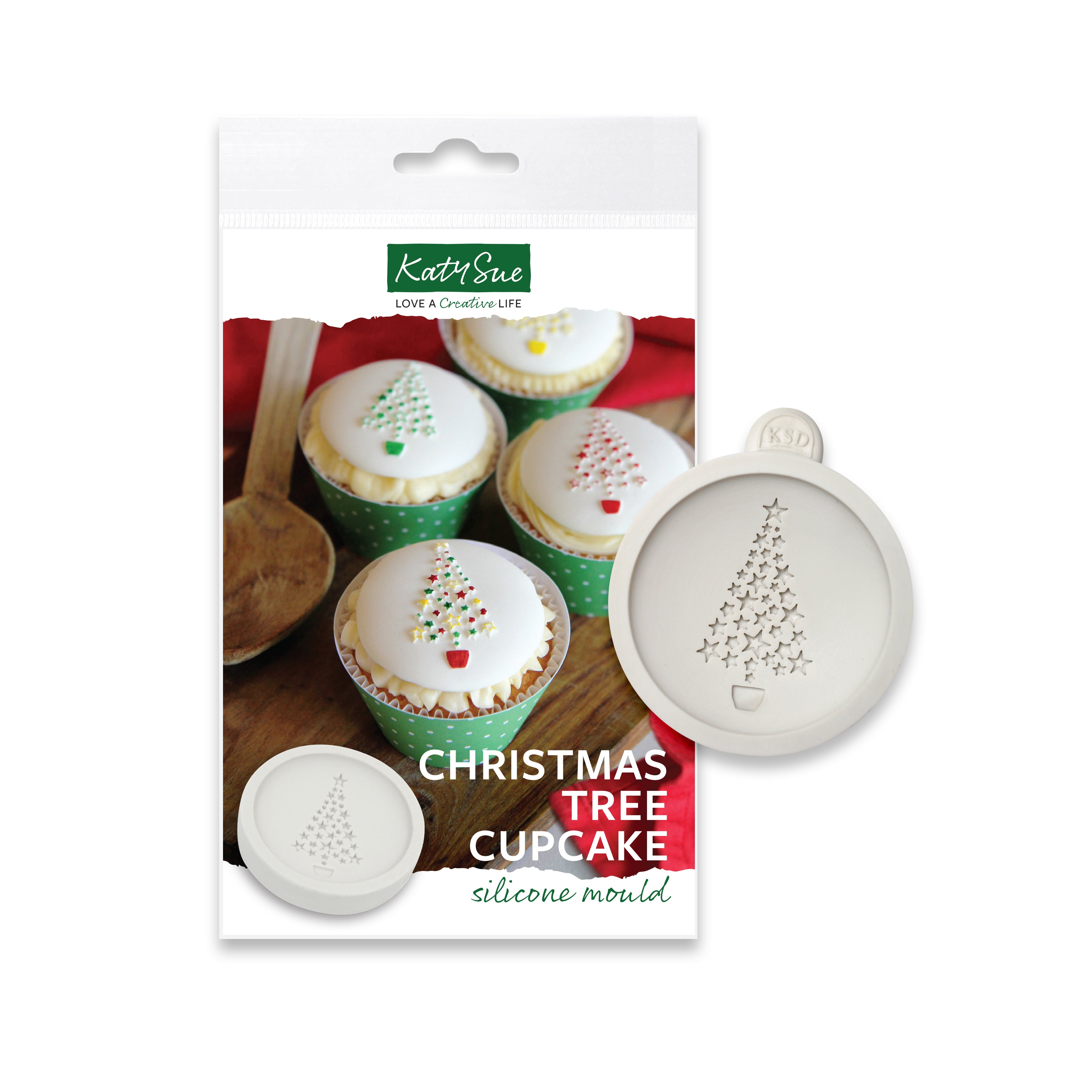 Christmas Tree Cupcake Topper Silicone Mould