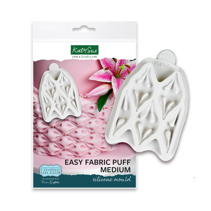 Easy Fabric Puff Silikonform (mittel)