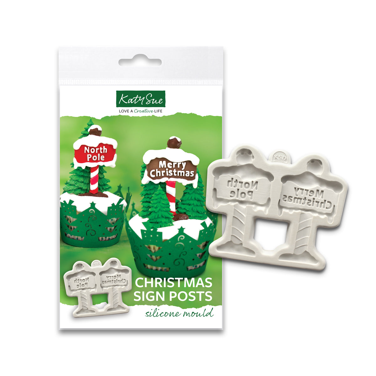 Christmas Signposts Silicone Mould