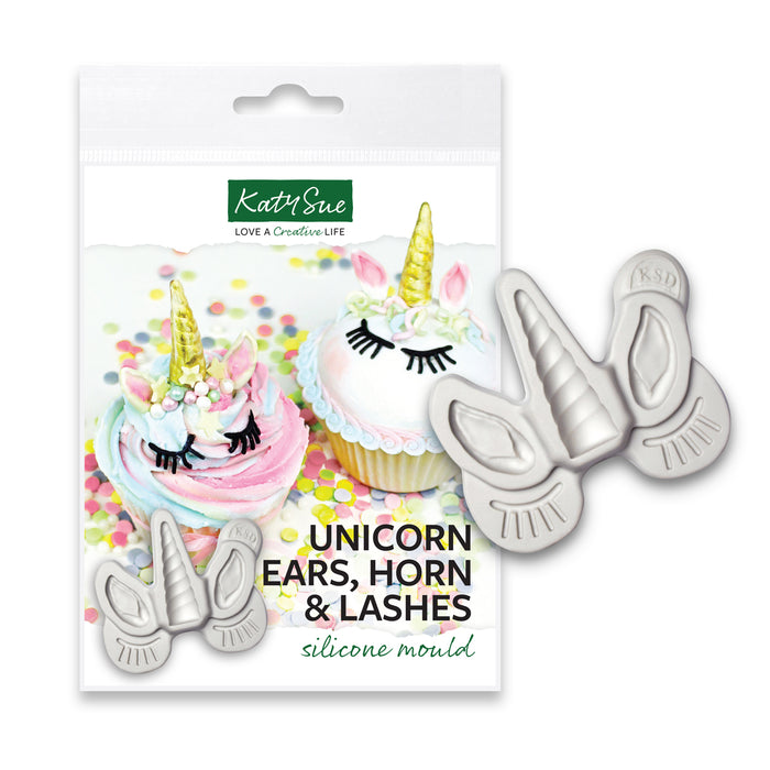 C&D - Unicorn Lashes, Horn and Ears cake decorating mould