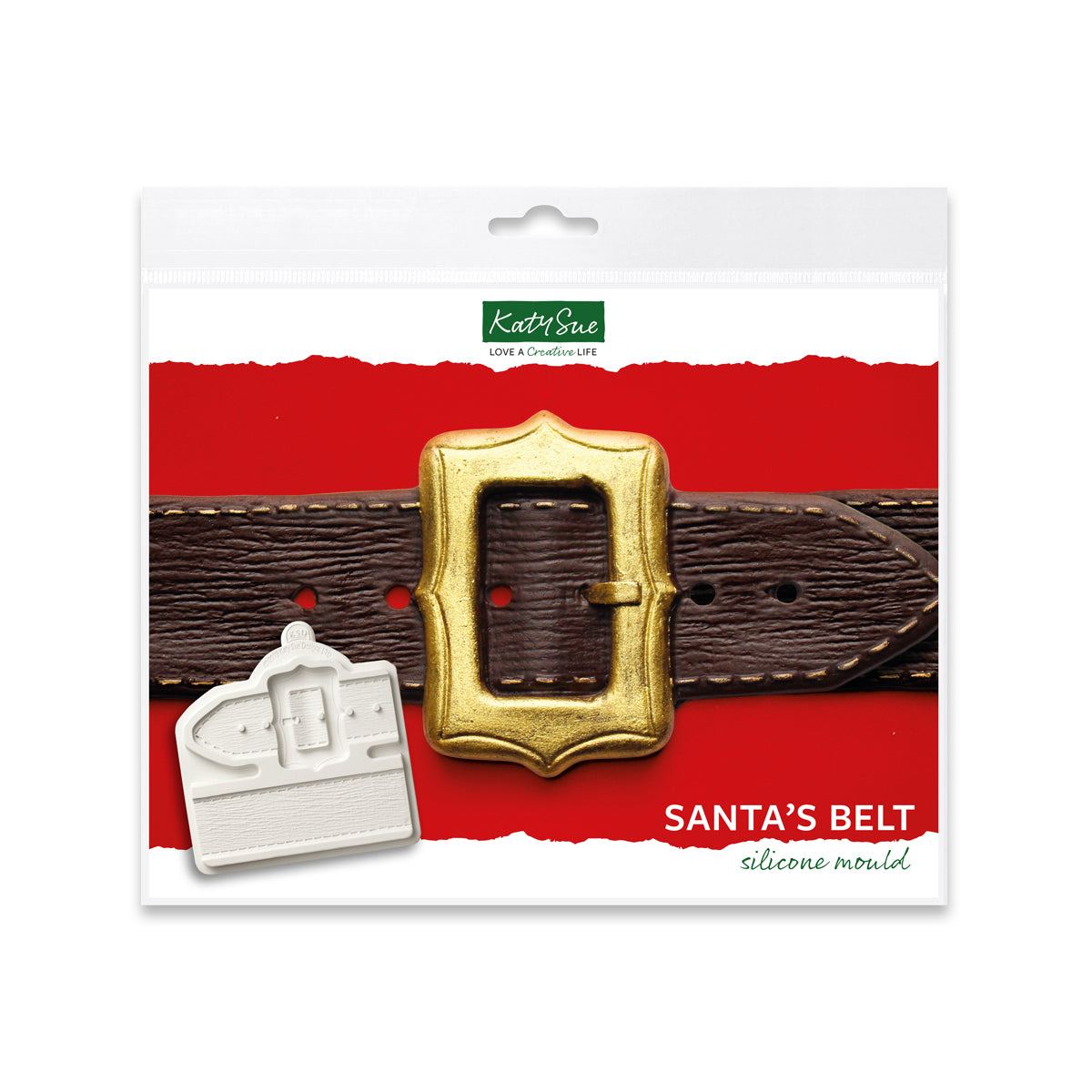Santa Belt Silicone Mould Katy Sue Designs