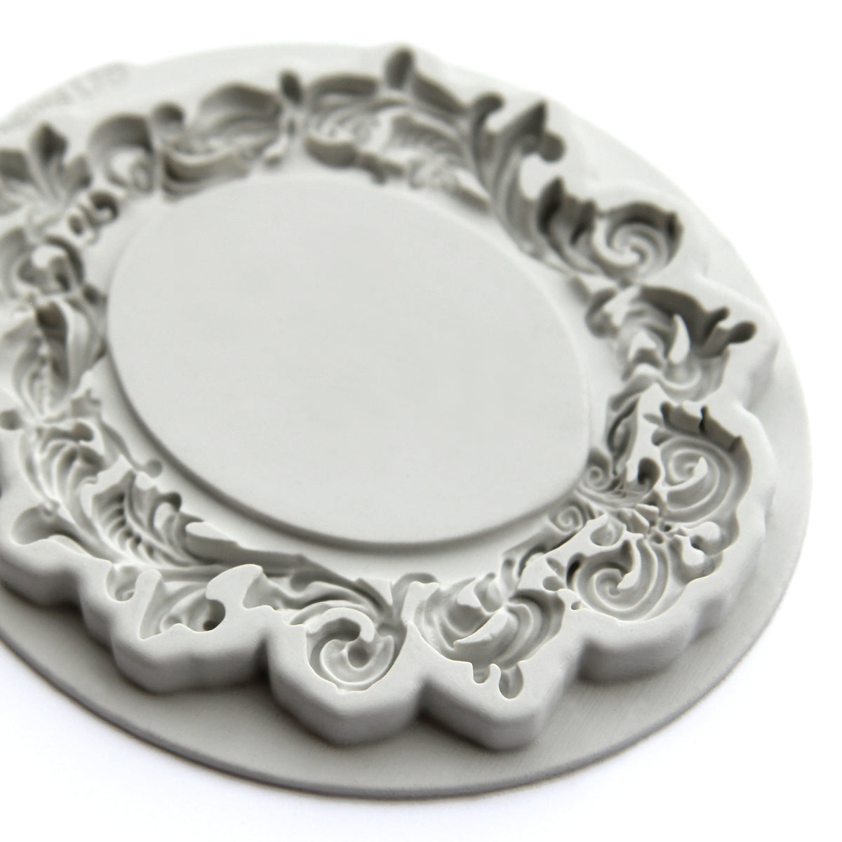 Large Oval Vintage Frame Silicone Mould