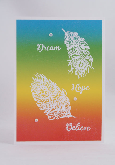 C - Feathers Stamp Set