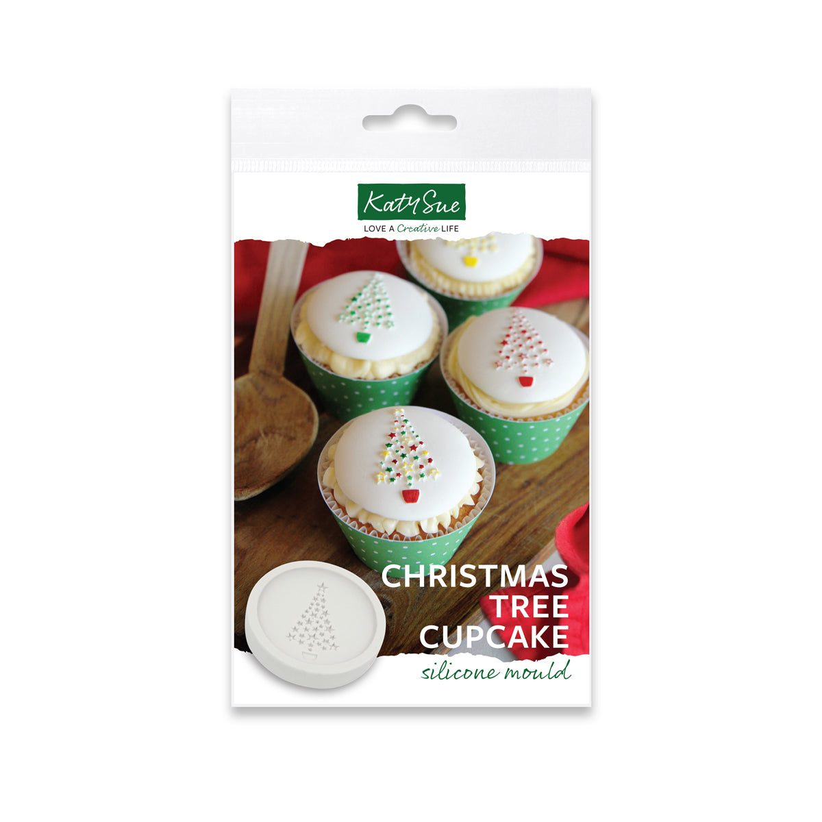 Christmas Tree Cupcake Topper Silicone Mould