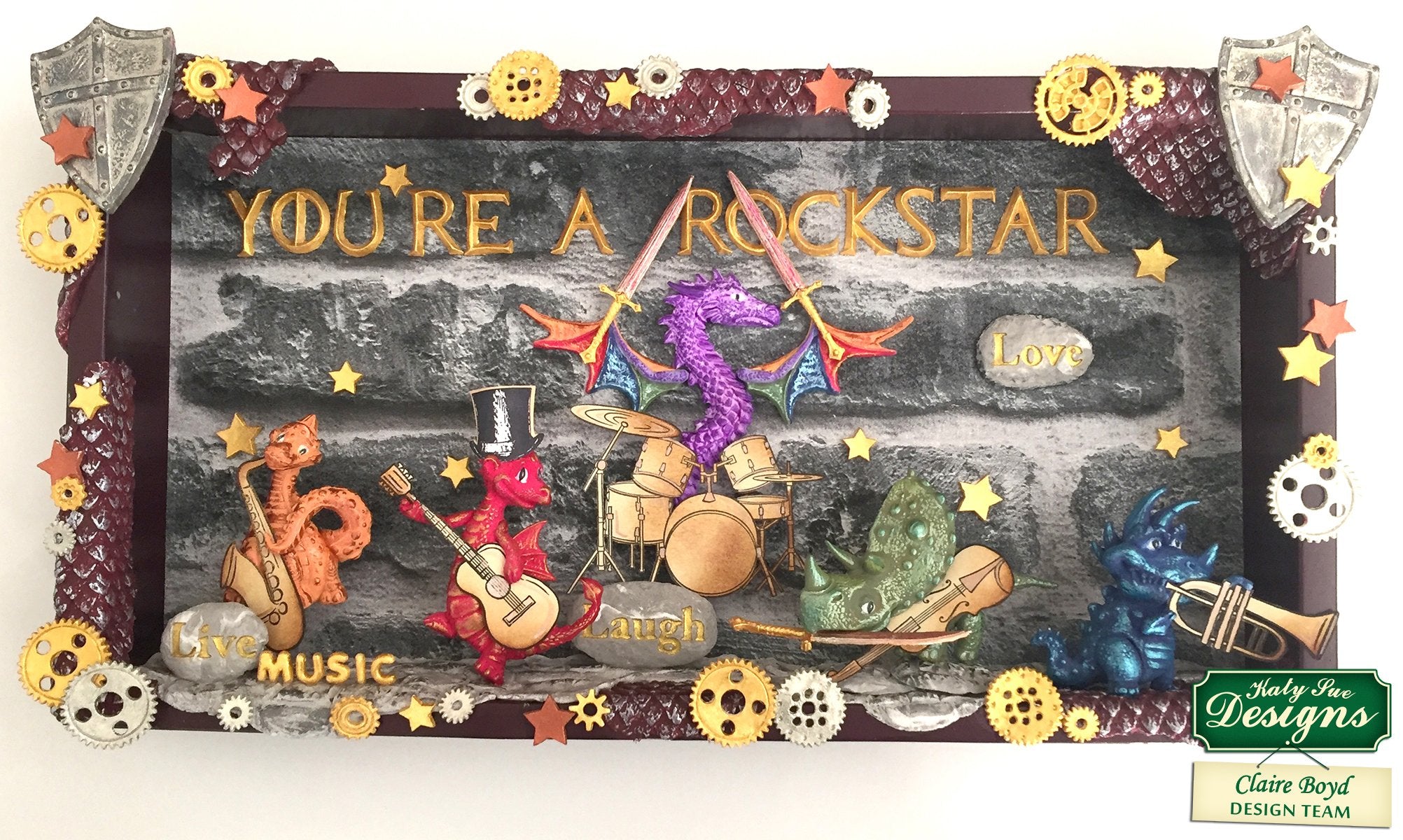 C - Dragon Scales Cake and Craft Mould