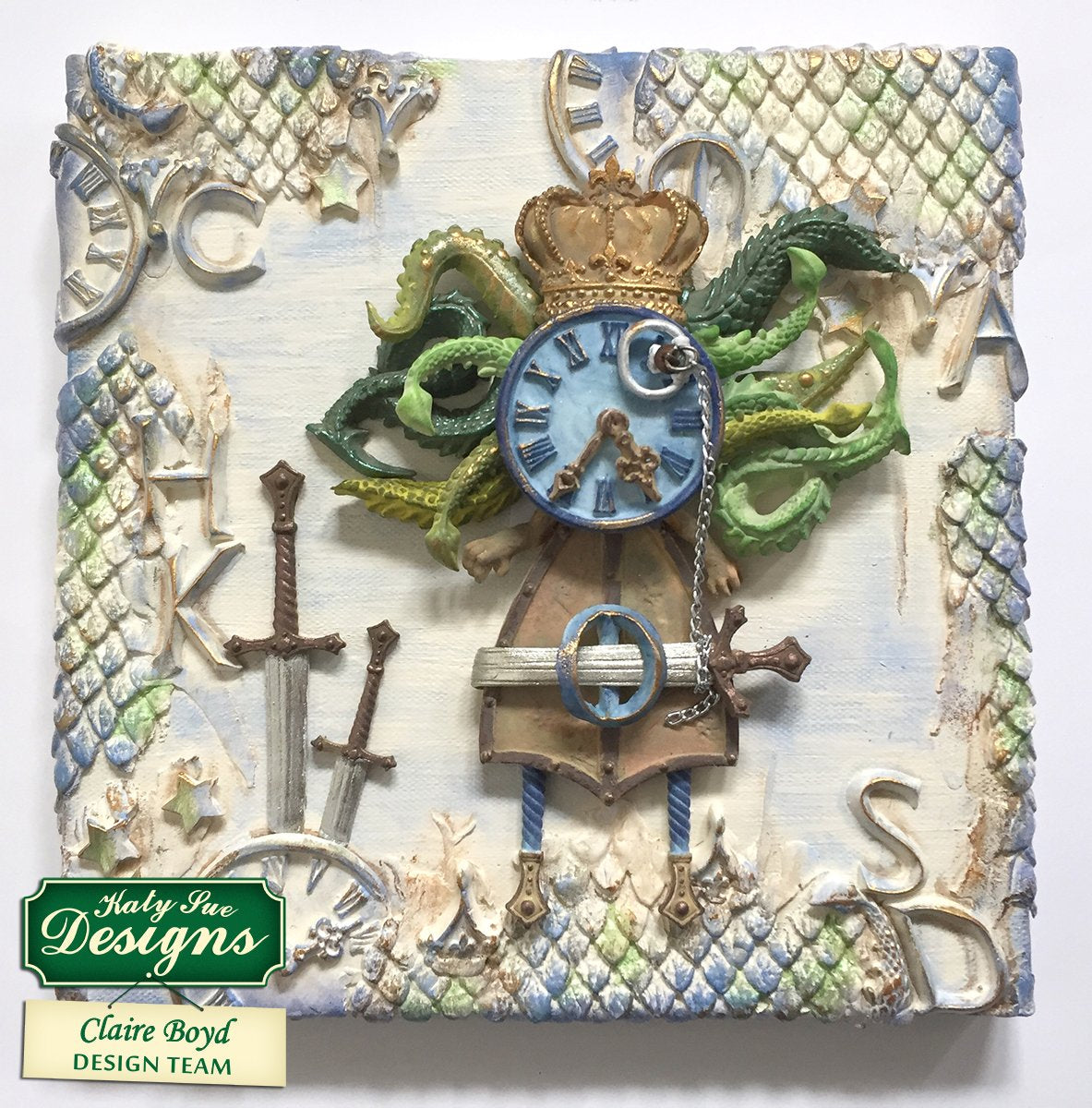 C - Dragon Scales Cake and Craft Mould