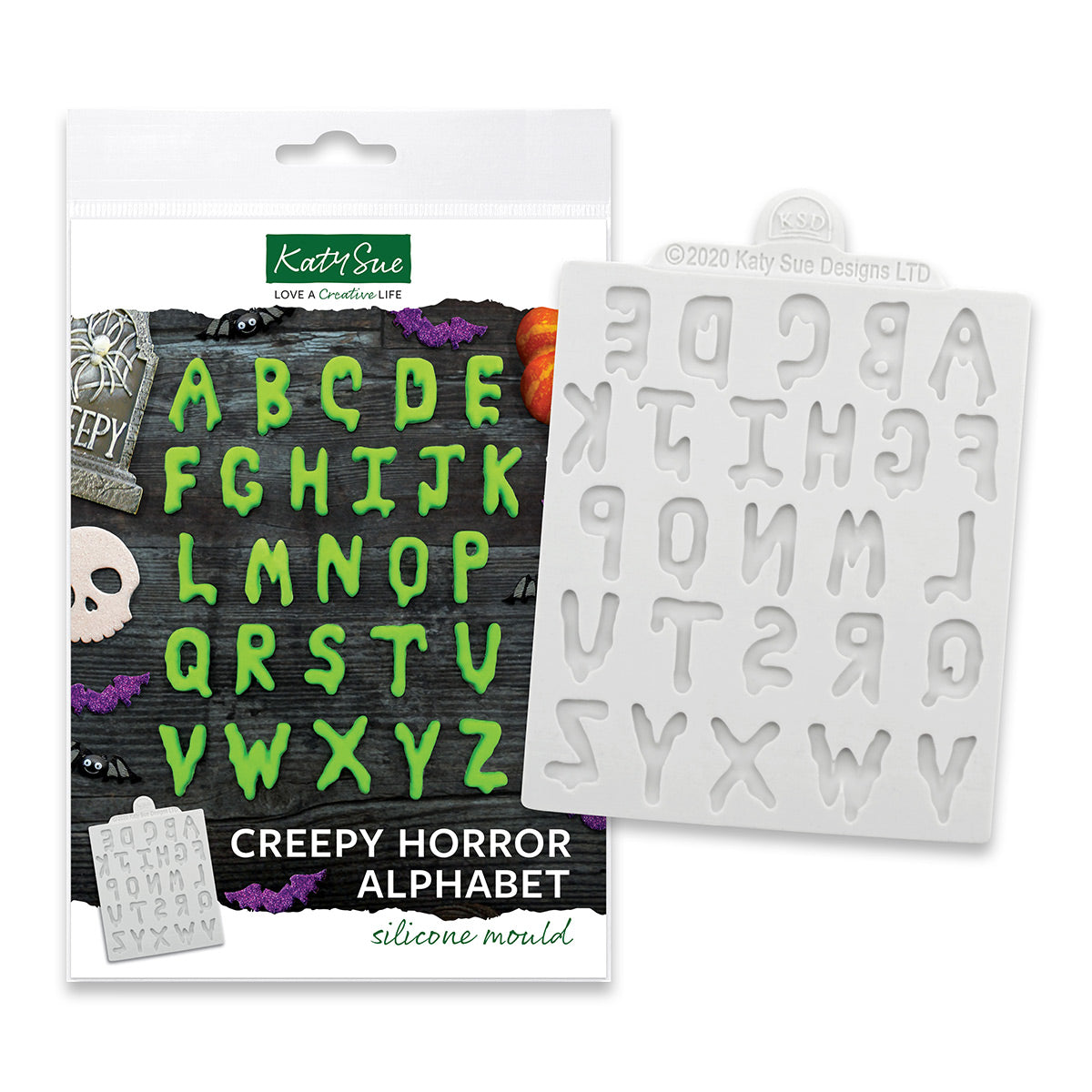 Creepy Horror Alphabet Silicone Mould