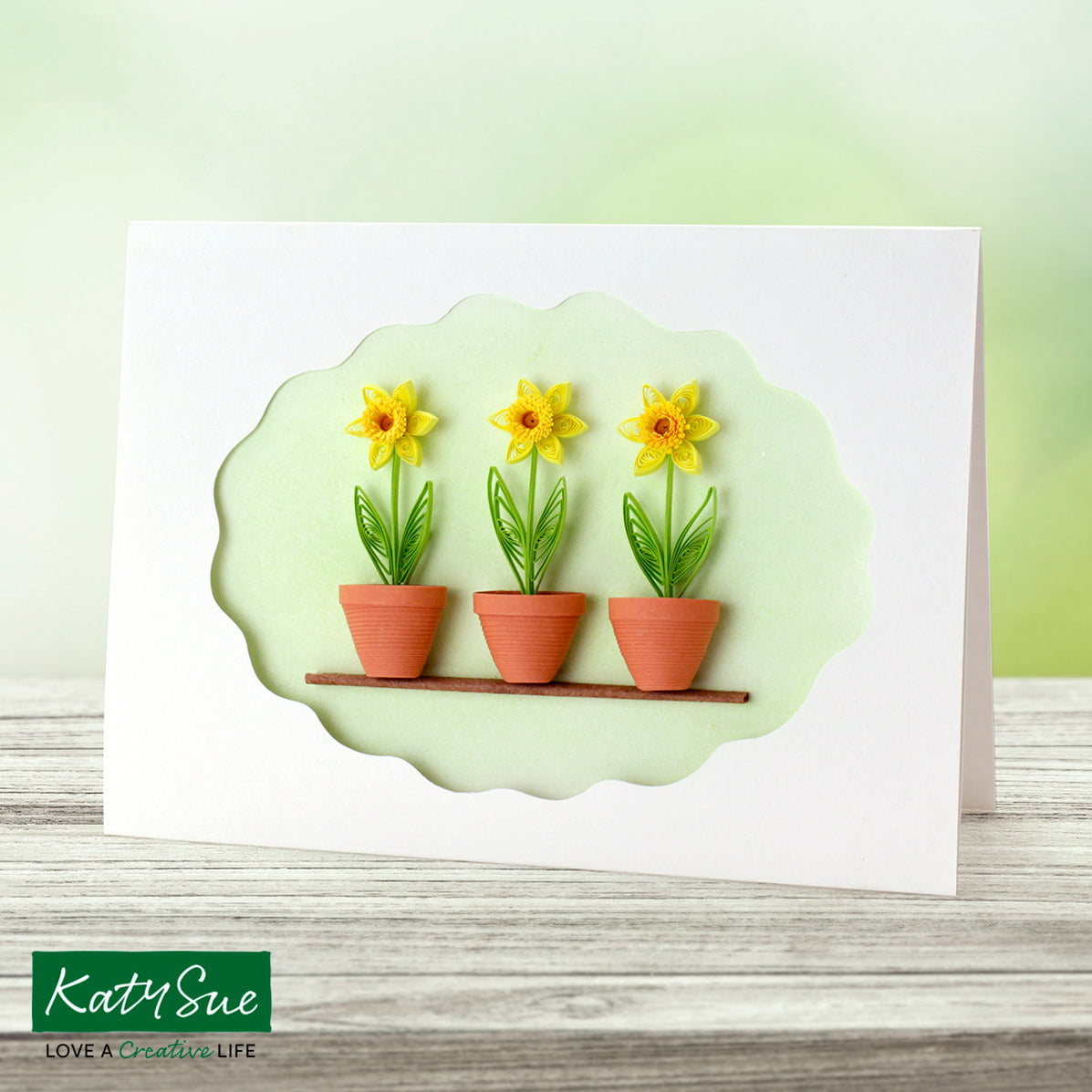 Miniature Flower Pots Quilling Kit Katy Sue Designs
