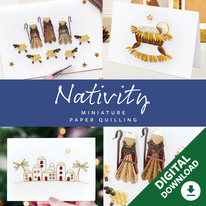 Miniature Nativity Quilling Instructions Download