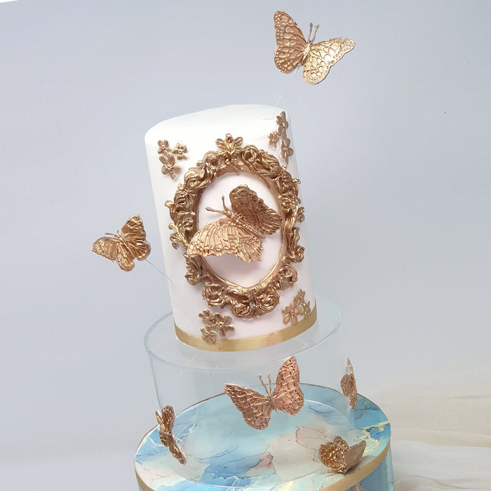 Elegante Schmetterlings-Silikonform