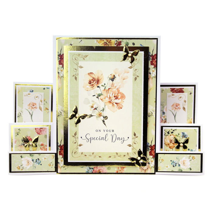 Kanban Crafts Pretty Petals 8x8 Designer Premium Paper Pack