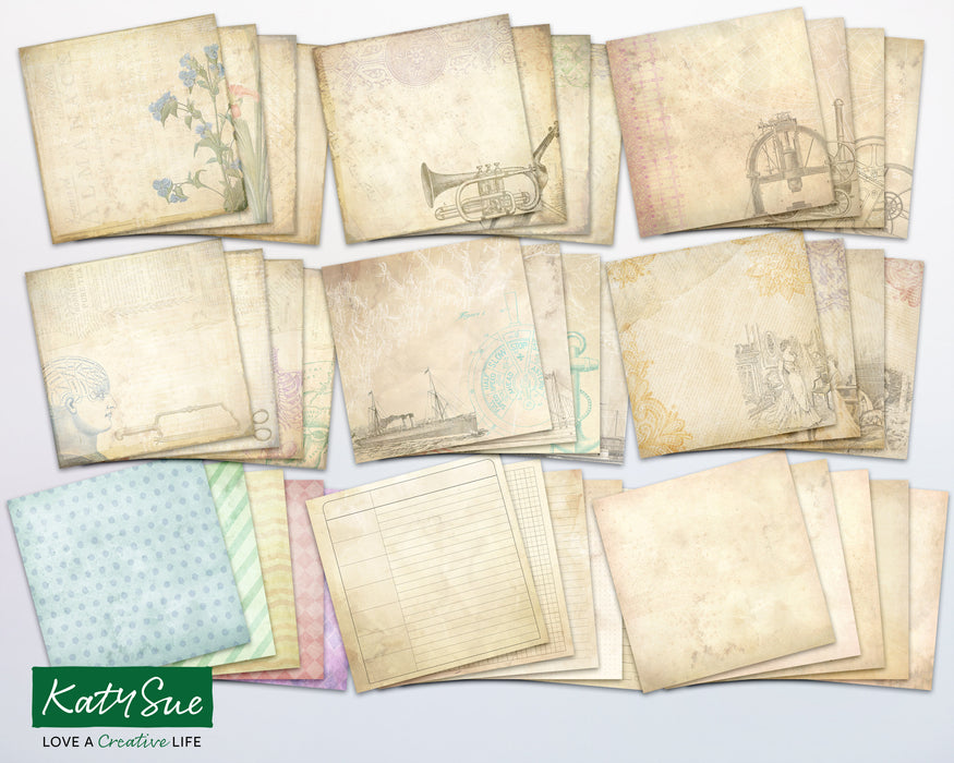 Distressed Digital Journal Pages | Complete Pack