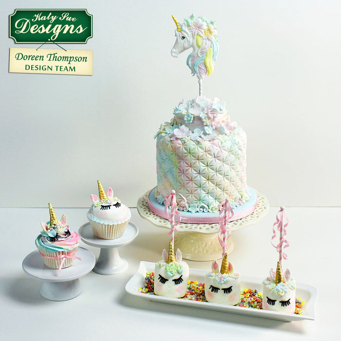 CD - Unicorn Lashes, Horn and Ears cake decorating mould