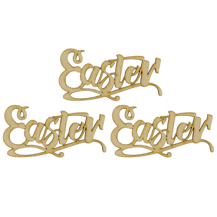 MDF Embellishment Words - Easter (Set of 3)