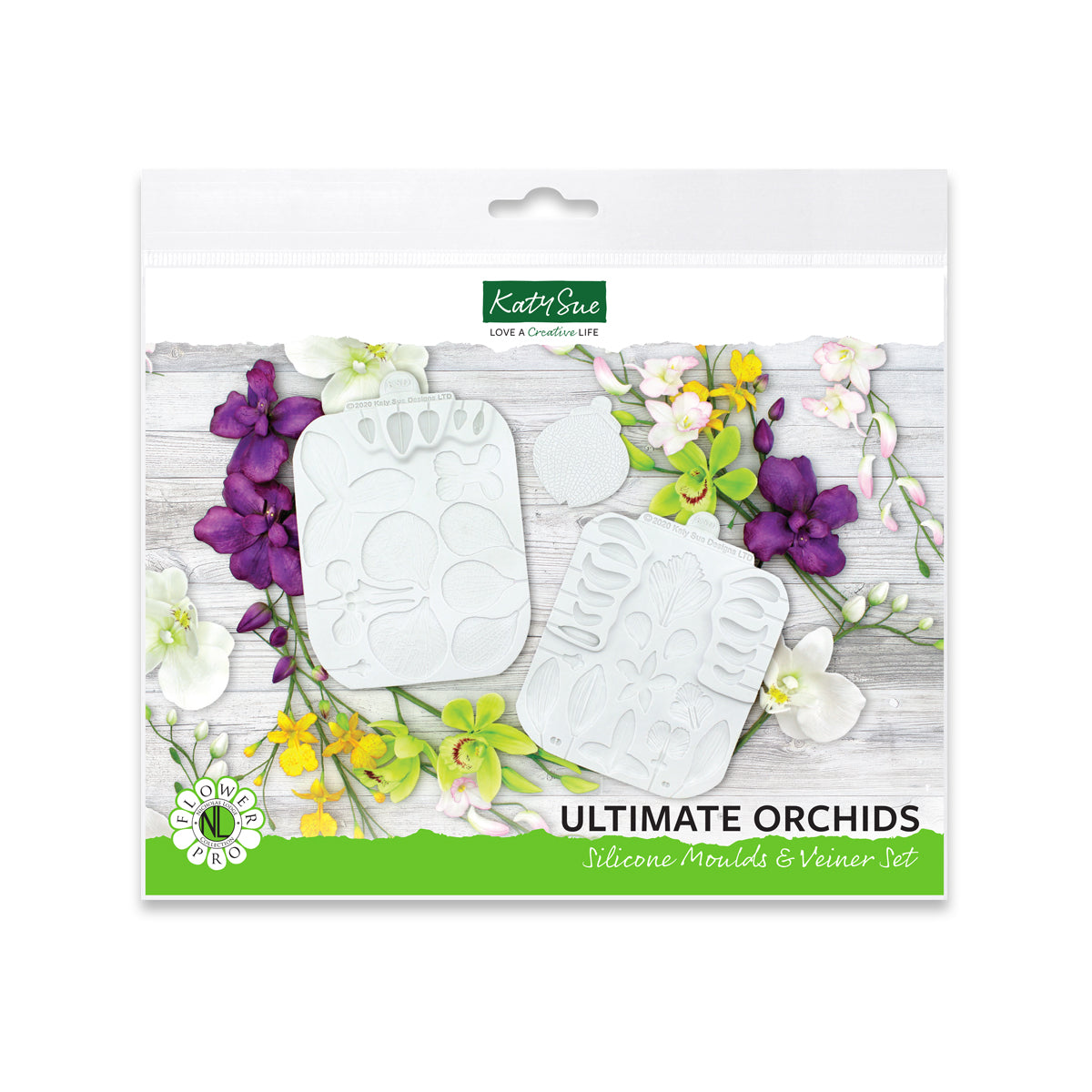 Flower Pro Ultimate Orchids Silicone Moulds and Veiner Set — Katy Sue ...