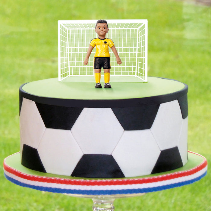 Goal Clear Acrylic Cake Topper