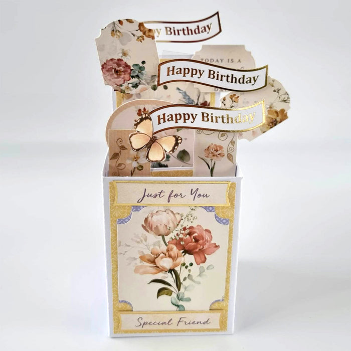 Auswahl an folierten Pastell-Geburtstagsbannern, 4er-Pack