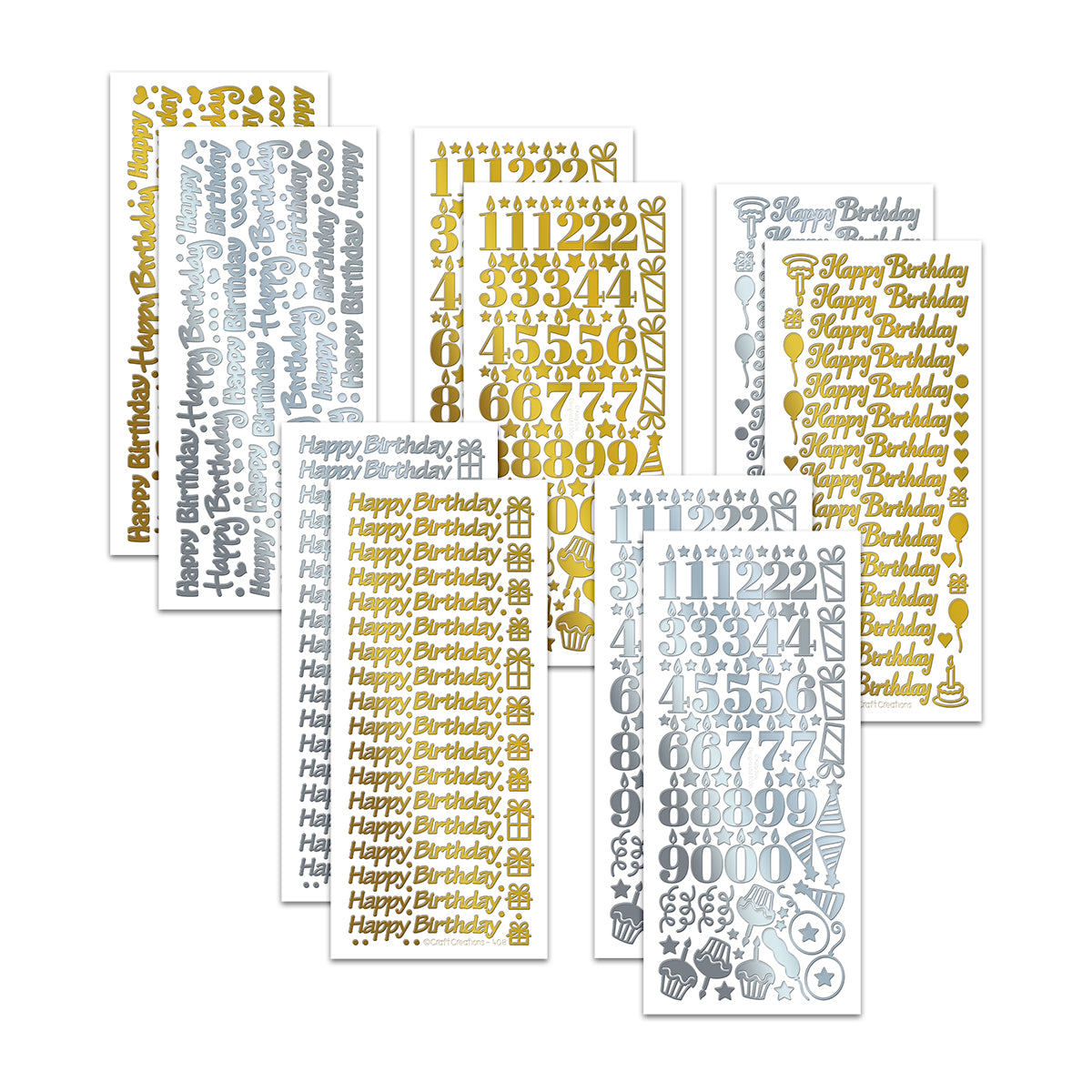 Peel Off Stickers – Mixed Packs