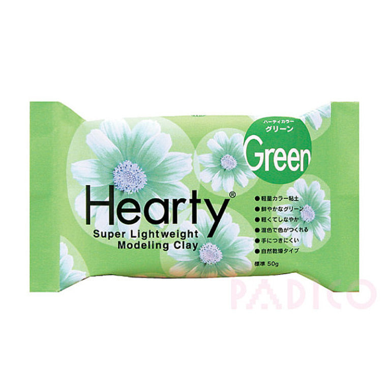 Green - Hearty Air Drying Modelling Clay 50g