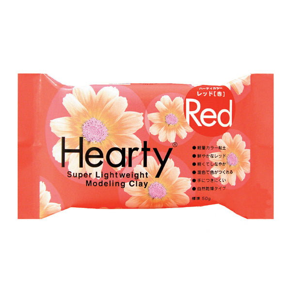 Red - Hearty Air Drying Modeling Clay 50g
