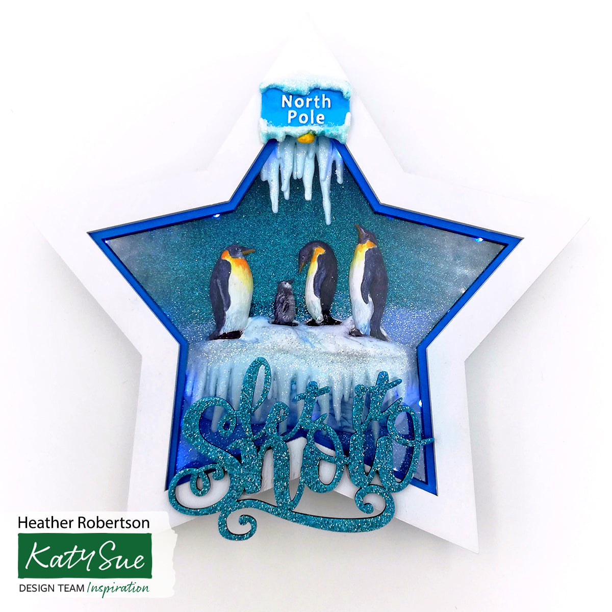 Penguin Family Silicone Mould