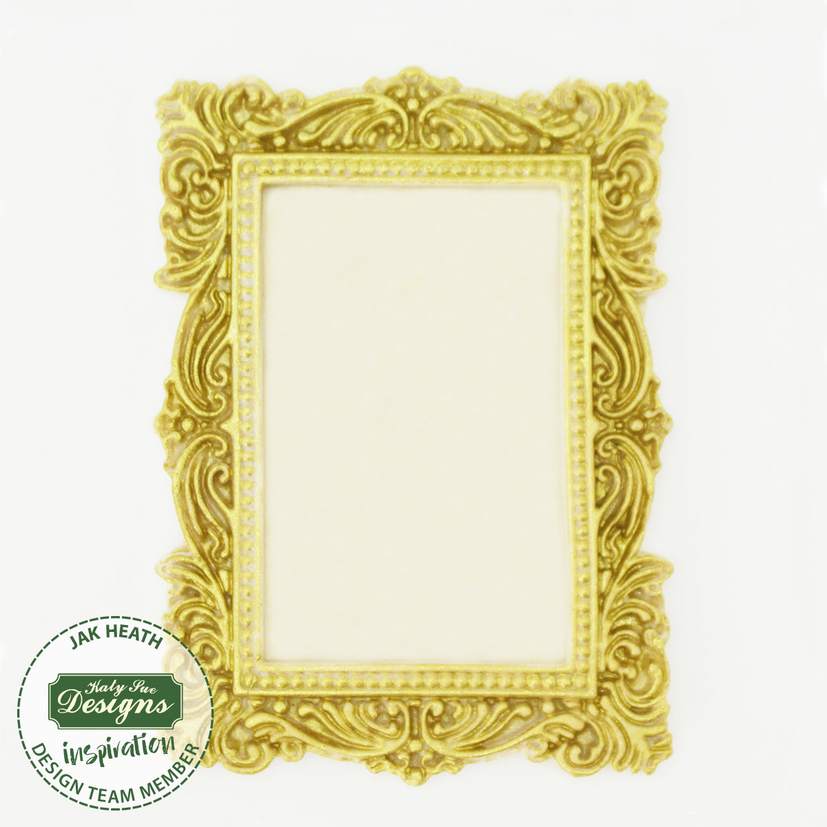 Large Vintage Frame Silicone Mould