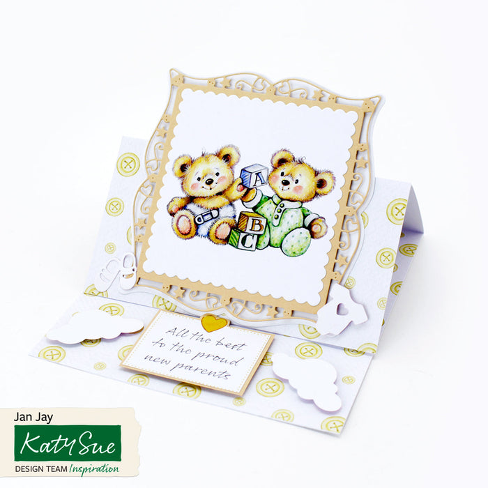 Hello Baby Paper Craft Pad and Die Set