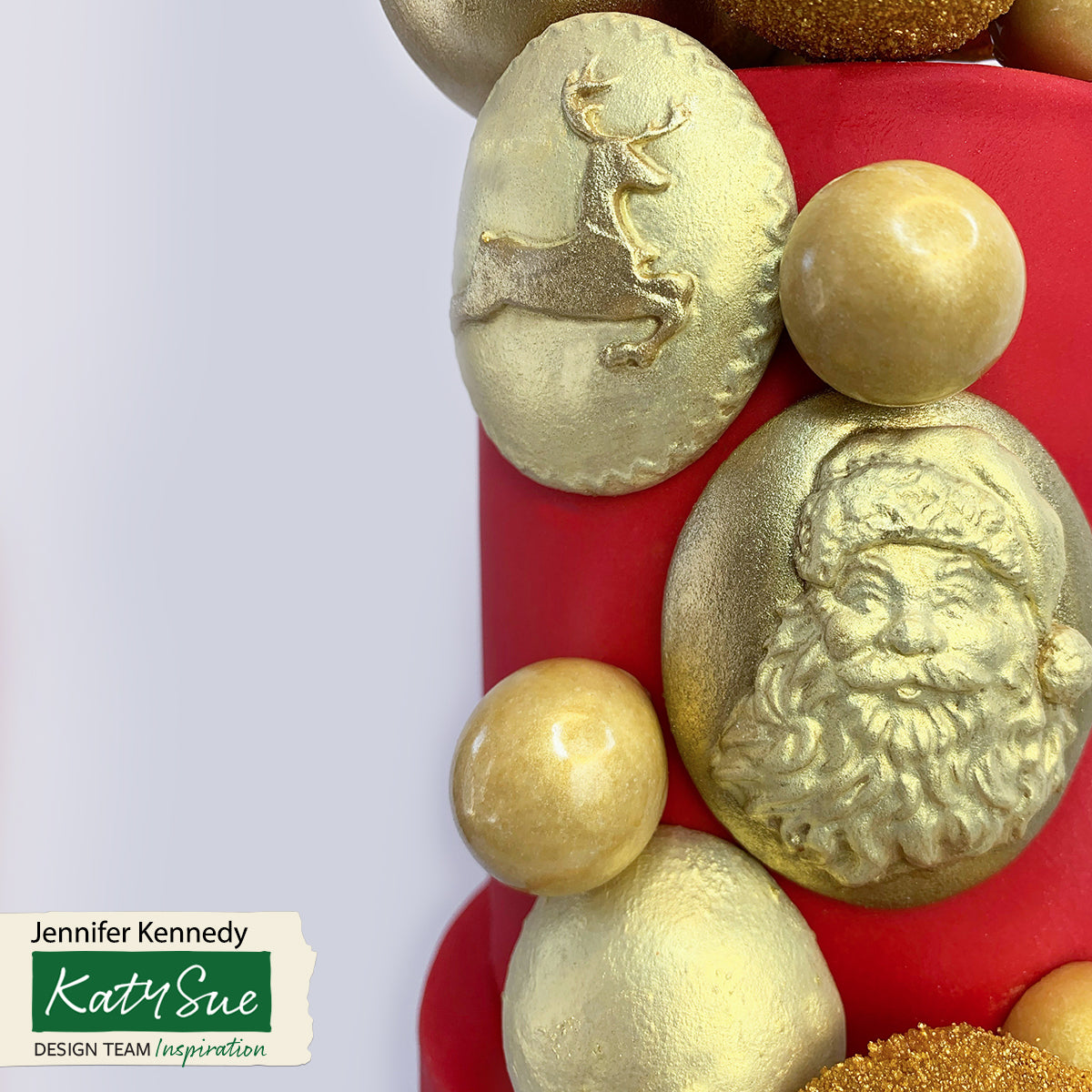 Santa Cupcake Topper Silicone Mould