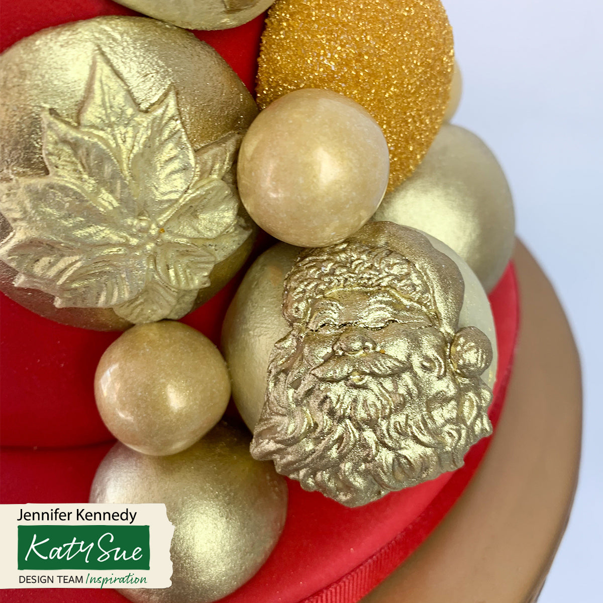 Weihnachtsstern Cupcake Topper Silikonform