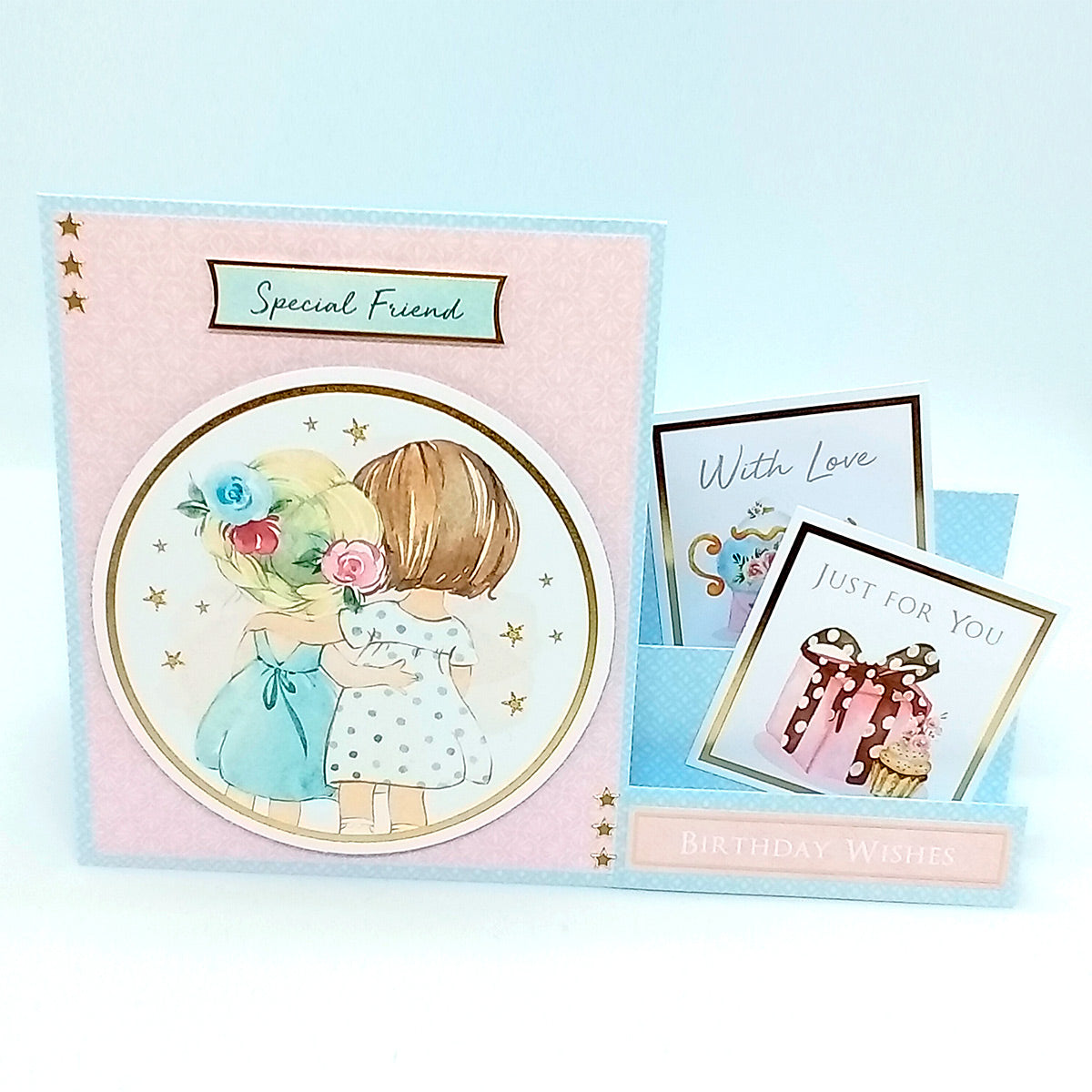 Pretty Pastels Stepper Cards & Envelopes - Pack of 12
