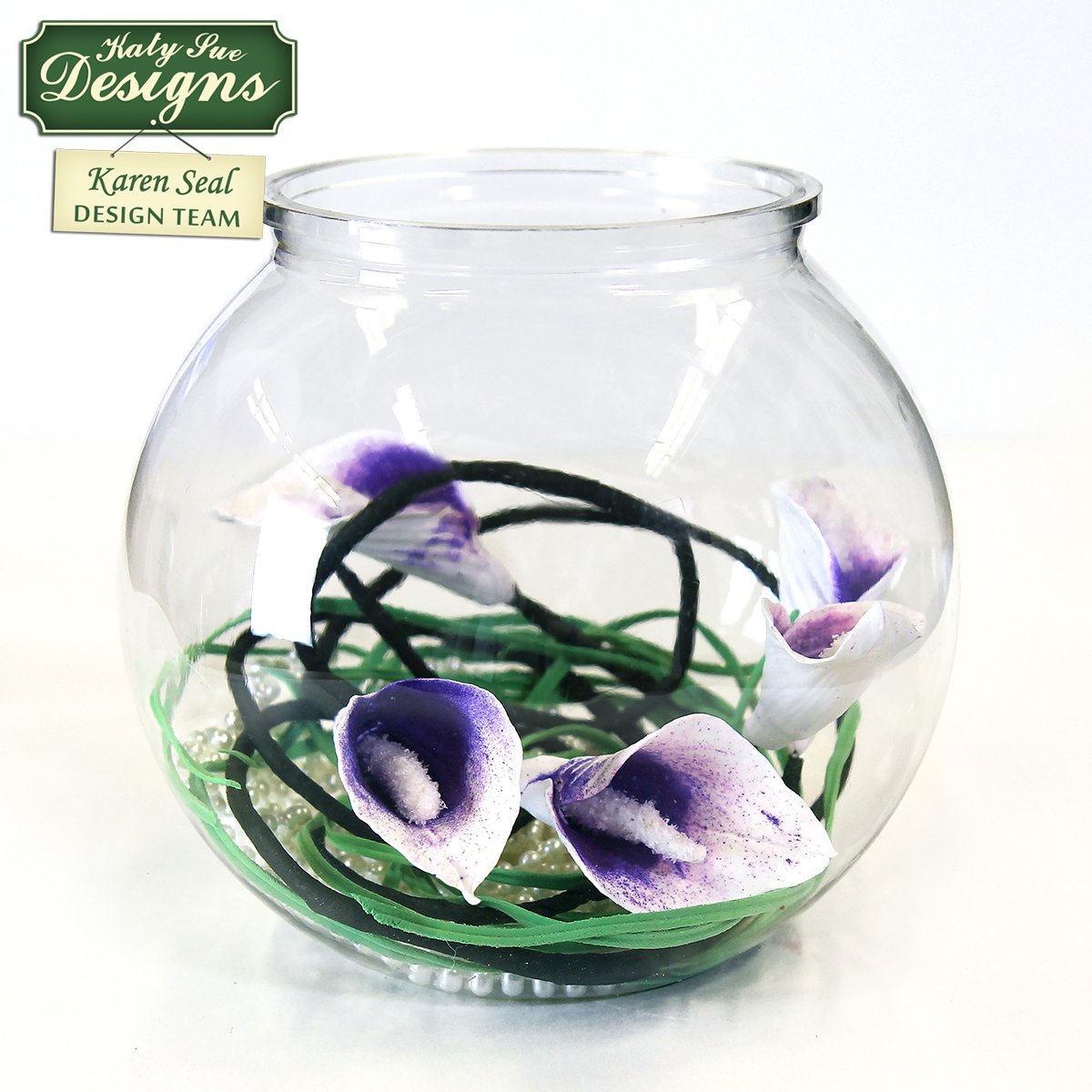 C - Craft Idea using the Calla Lily & Tulip Leaf Vein & Texture Set