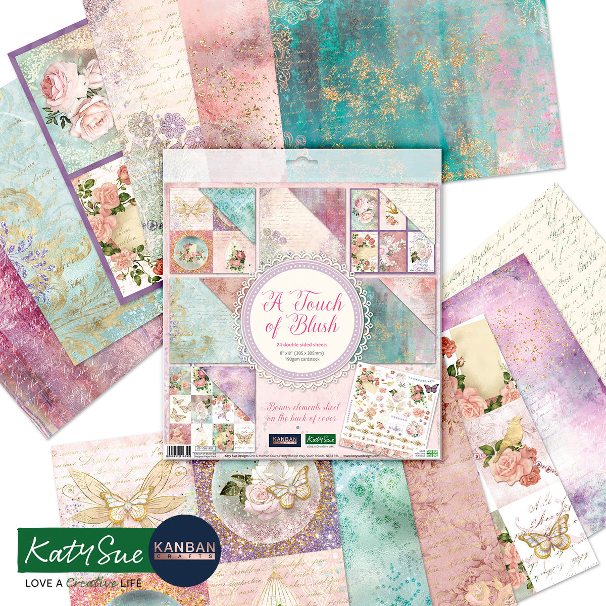 A Touch of Blush card making collection