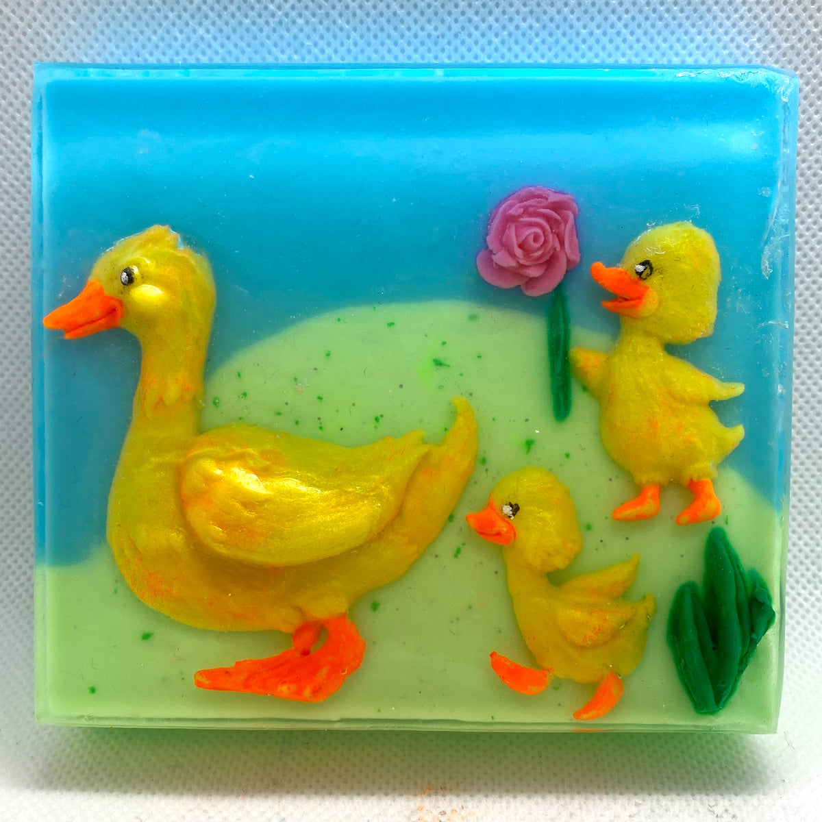 Mother Duck and Ducklings Silicone Mould