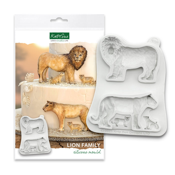 Safari-Tiere-Formen-Set mit KOSTENLOSER Mini-Dschungelblätter-Form