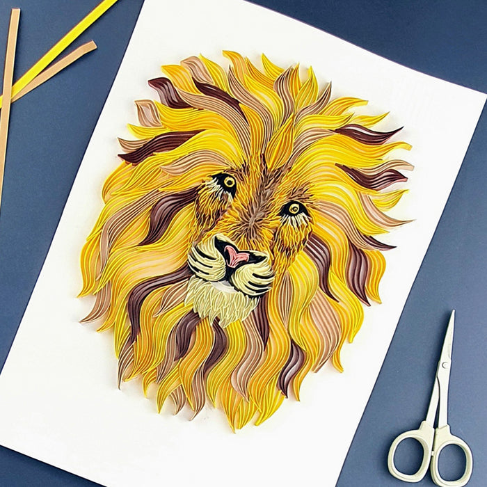 Lion Quilling Template Kit