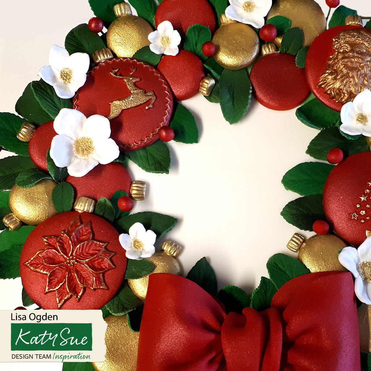 Prancing Reindeer Cupcake Topper Silicone Mould