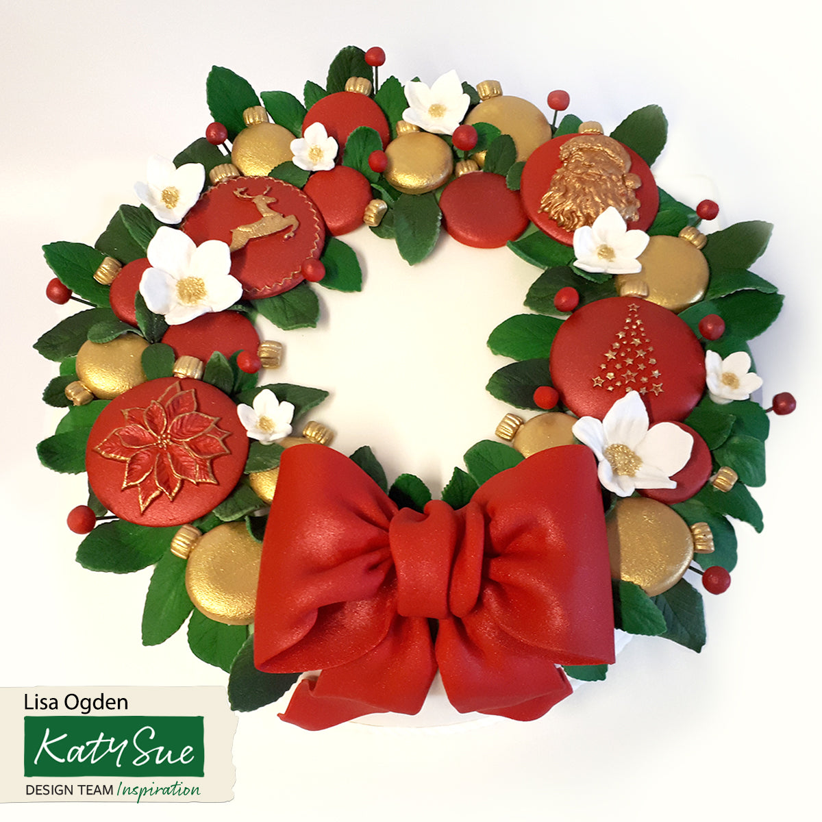 Prancing Reindeer Cupcake Topper Silicone Mould