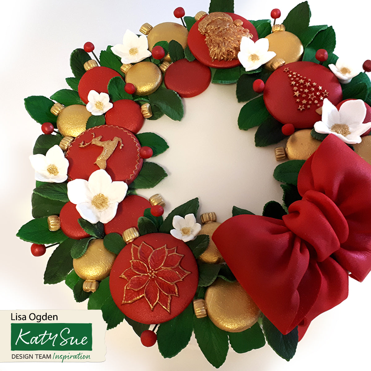 Prancing Reindeer Cupcake Topper Silicone Mould