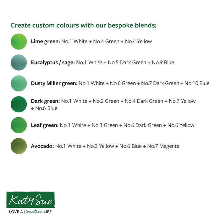 British Paints Lime Leaf  Green Colour Chart & Palette
