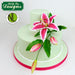 CD - Cake Idea using the Flower Pro Lily Buds Mould
