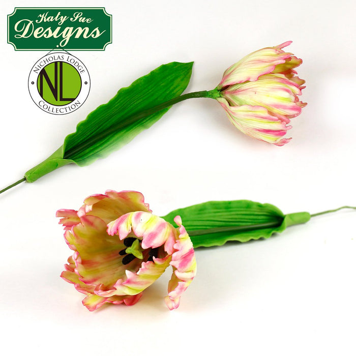 C&D - Cake Idea using the Calla Lily & Tulip Leaf Vein & Texture Set