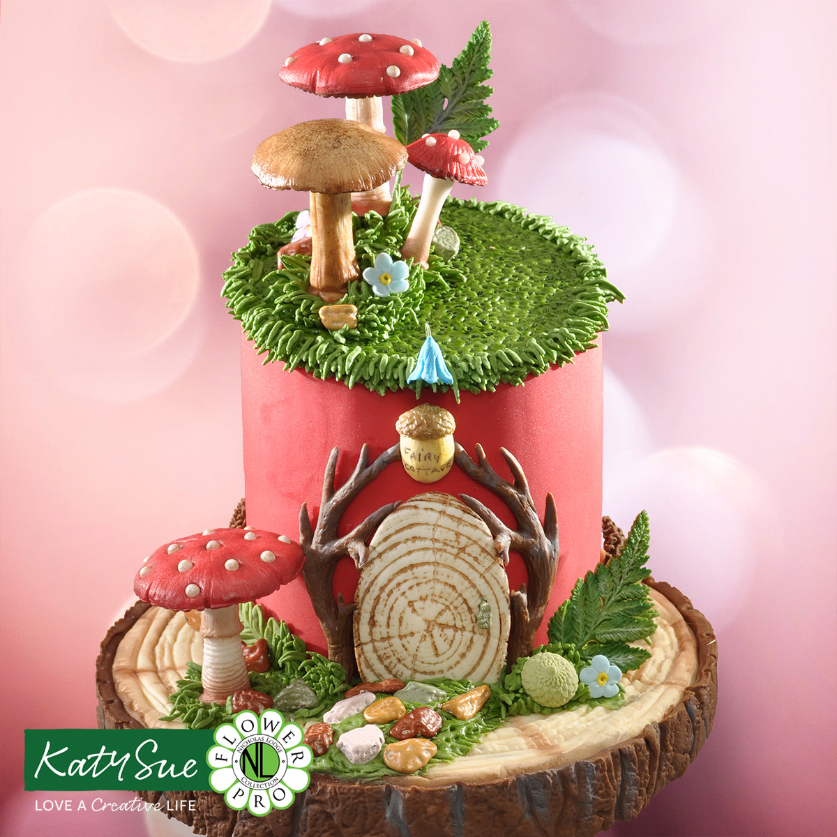 Fairy treehouse cake