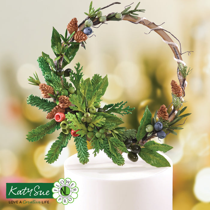 CD - Flower Pro Winter Foliage Cake Decorating Mould