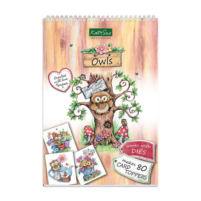 Owls Collection l Paper Craft Pad (Not Die Cut)