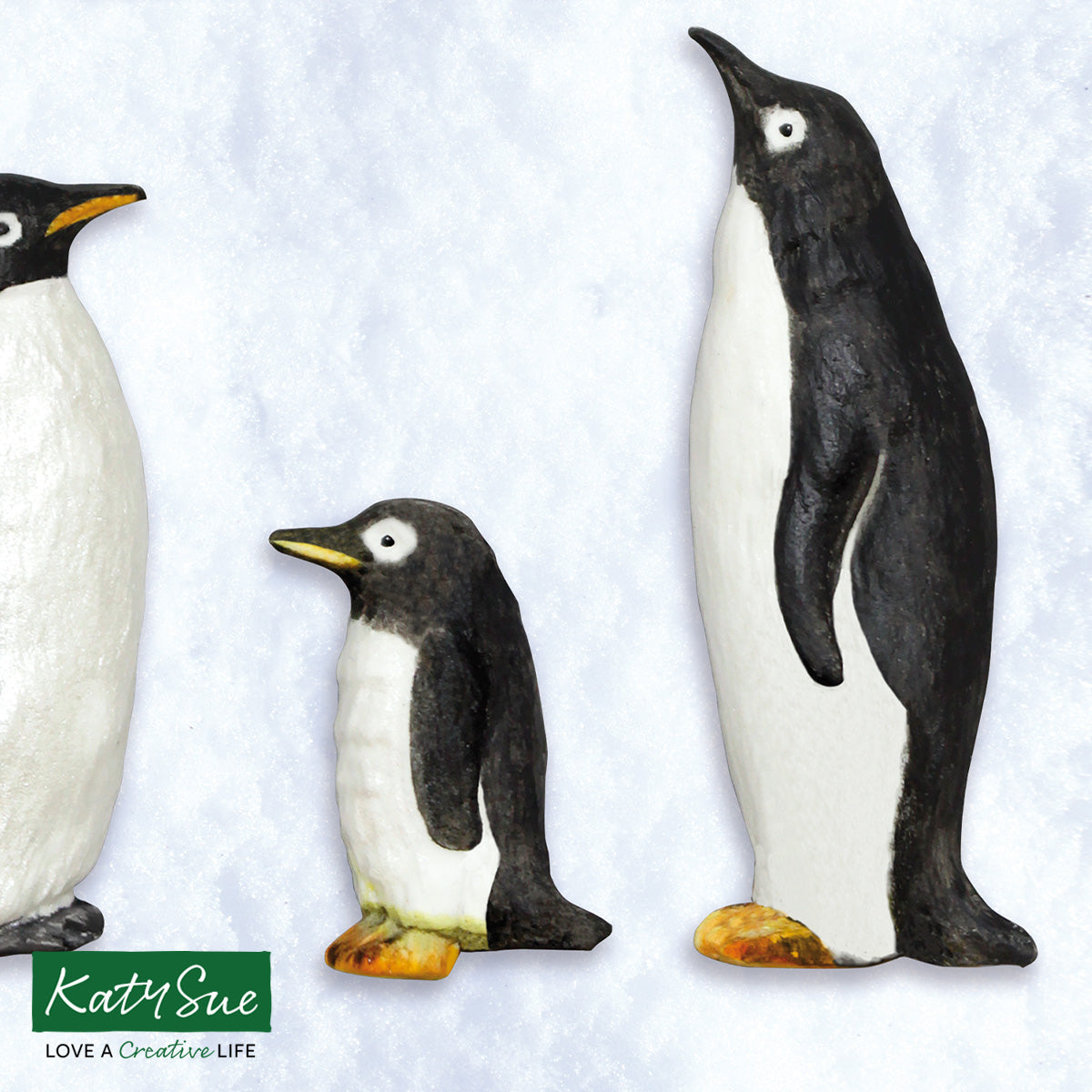 Penguin Family Silicone Mould