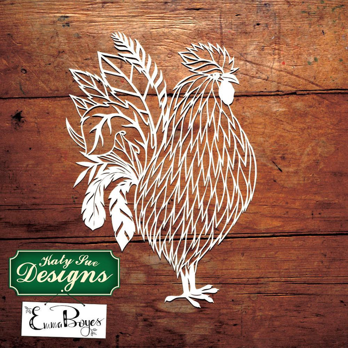 C - Paper Cut Rooster