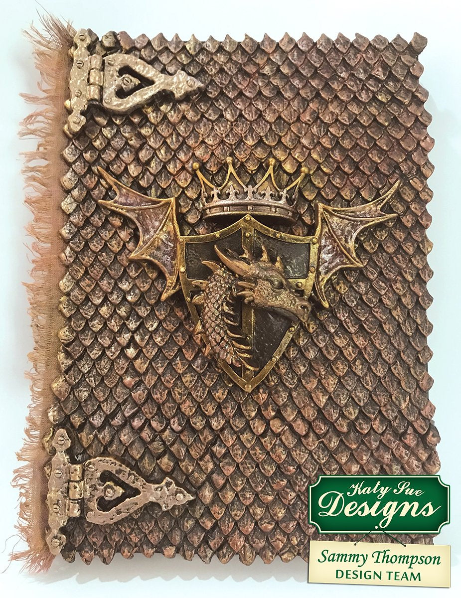 Continuous Dragon Scales Silicone Mould