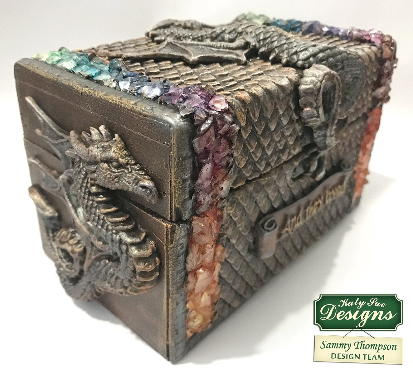 C - Dragon Scales Cake and Craft Mould