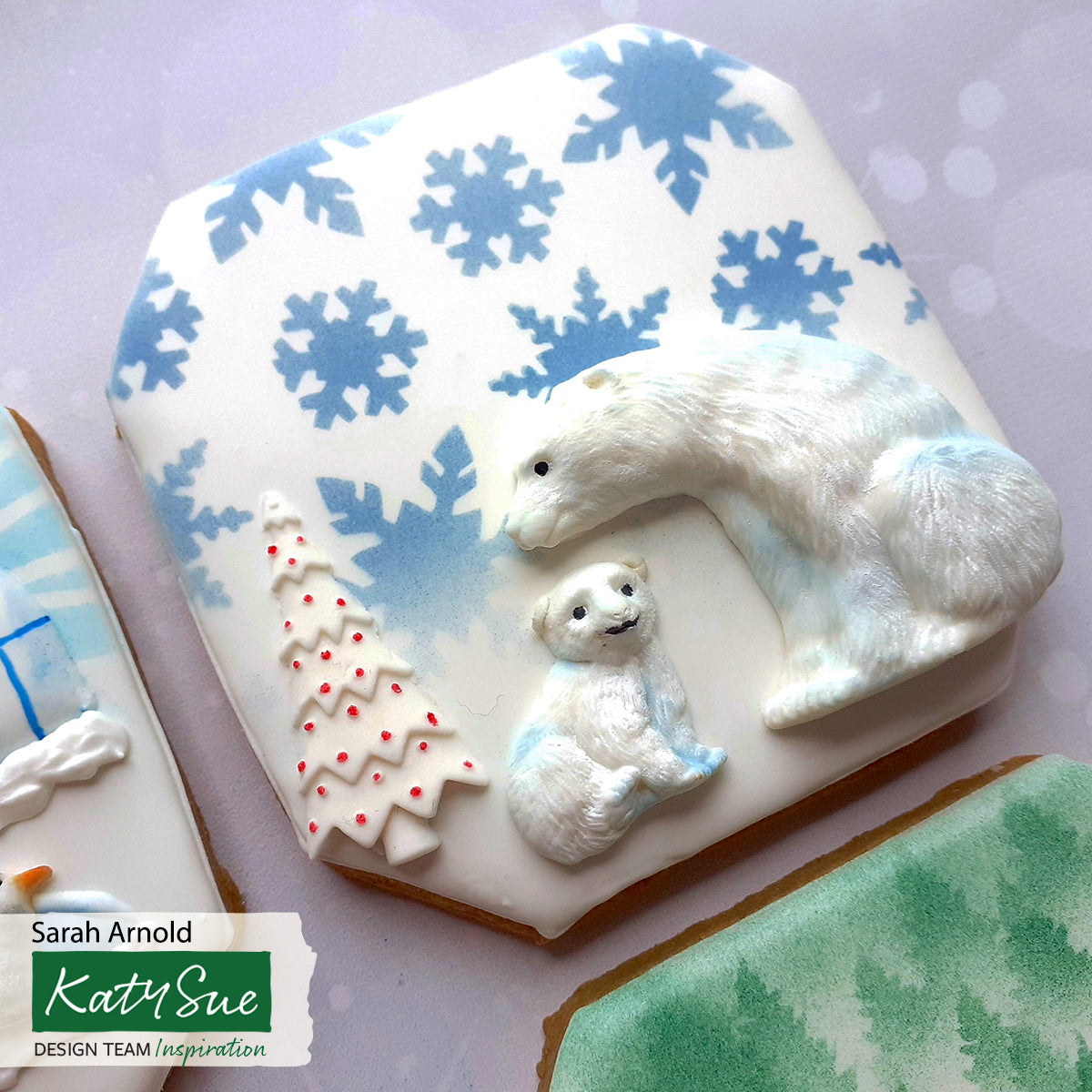 Polar Bear Family Silicone Mould